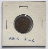 1915-S Lincoln Wheat Small Cent Fine