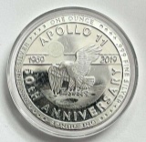 2019 Apollo 11 50th Anniversary 1 ozt .999 Fine Silver