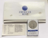 2014 American Mint 1997 $100 Platinum Layered Proof Replica