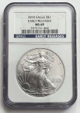 2010 American Silver Eagle .999 Fine NGC MS69 Early Releases