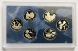 2009 U.S. Mint DC & US Territories Quarter Proof Set (6-coins) No Box or COA