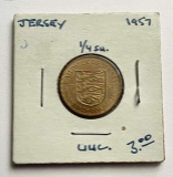 1957 Jersey 1/4 Shilling