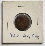 1913-S Lincoln Wheat Small Cent VF