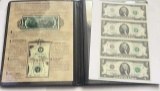 2003 U.S. Mint Uncut Sheet Commemorative Gallery (4) $2 Notes