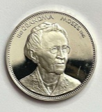 Grandma Moses .9 ozt .925 Sterling Silver Commemorative Medal