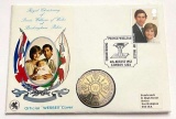 1982 Royal Christening of Prince William of Wales Official Wessex Cover