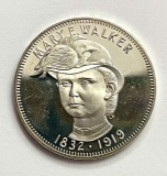 Mary E. Walker Commemorative 1 ozt .925 Sterling Silver Medal