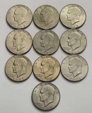 1972-1976 Eisenhower Dollars (10-coins)