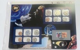 1970 U.S. Uncirculated Coin Mint Set Commemorative Collection Album Page (10-coins)