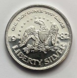1982 Liberty Silver A-Mark 1 ozt .999 Fine Silver Round