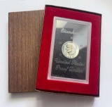 1974-S Eisenhower Proof Silver Dollar in Brown Box