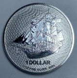 2023 Cook Islands 1 ozt .999 Silver Dollar