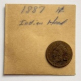 1887 Indian Head Small Cent