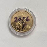 2016 Sacagawea Dollar in Capsule