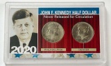 2020 Kennedy Uncirculated Half Dollar Mint Mark Set (2-coins)