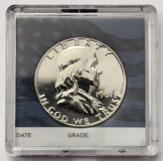 1961 Franklin Proof Silver Half Dollar