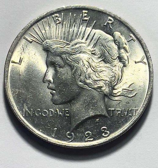 1923 Peace Silver Dollar MS62