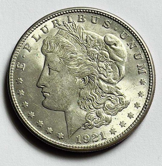 1921-S Morgan Silver Dollar MS63