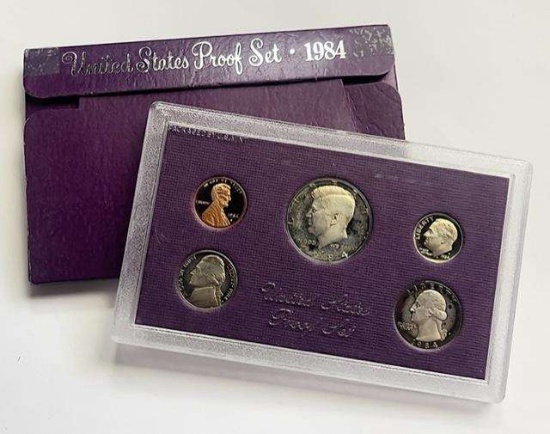 1984 U.S. Mint Proof Set (5-coins)