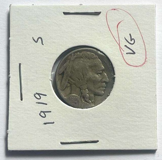 1919-S Buffalo Nickel VG