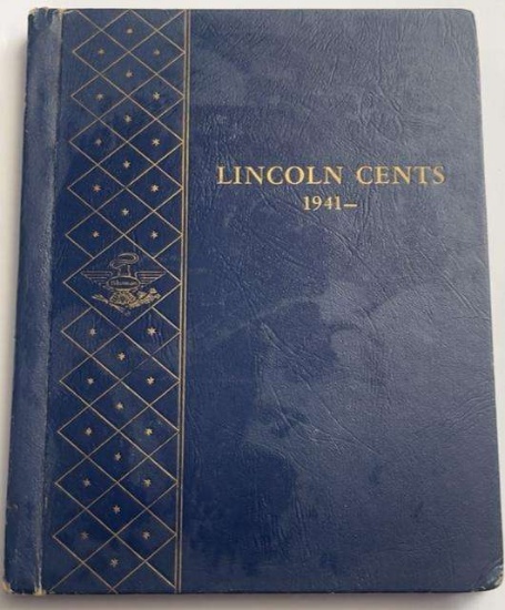 1941-1977 Lincoln Small Cent Album (65-coins)