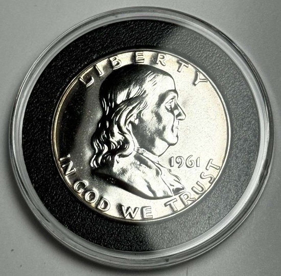 1961 Franklin Half Dollar PF68