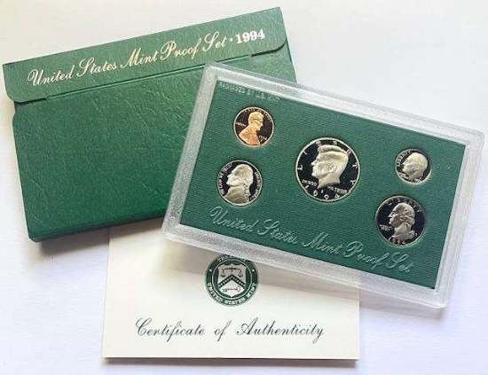 1994 United States Mint Proof Set (5-coins)