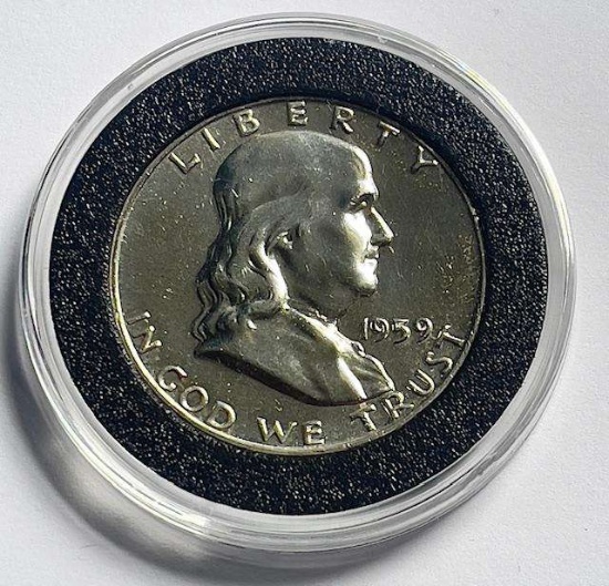 1959 Franklin Proof Silver Half Dollar