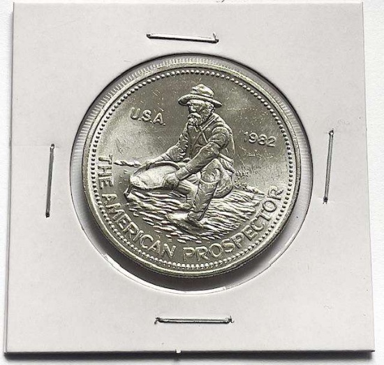 1982 American Prospector Engelhard 1 ozt .999 Silver