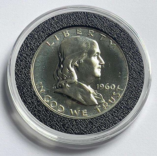 1960 Franklin Proof Silver Half Dollar