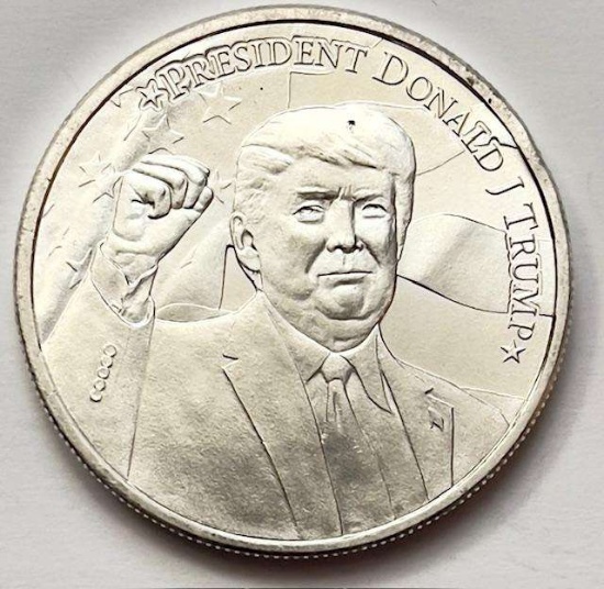 2020 Donald Trump 1 ozt .9999 Silver