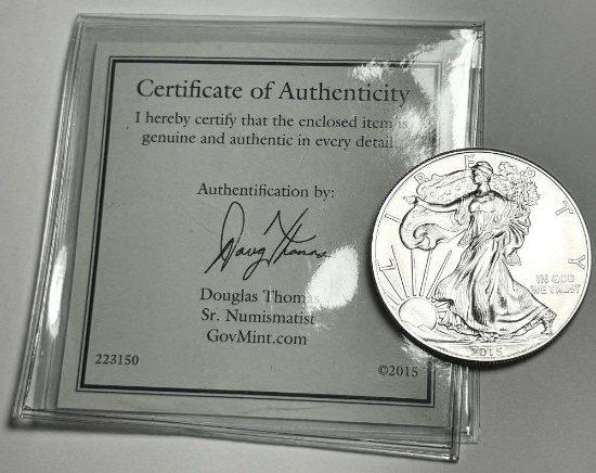 2015 American Silver Eagle