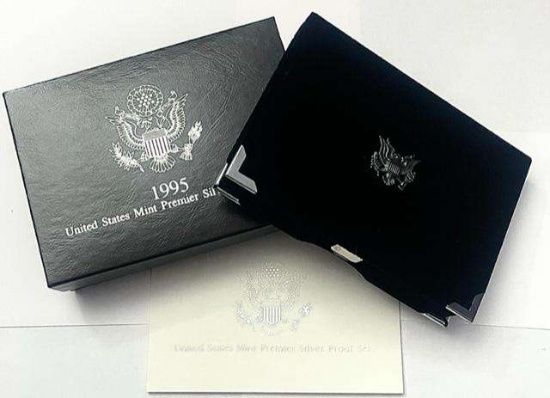 1995 U.S. Mint Premier Silver Proof Set (5-coins)