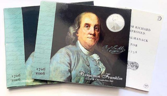 2006 U.S. Mint Benjamin Franklin Coin & Chronicles Set