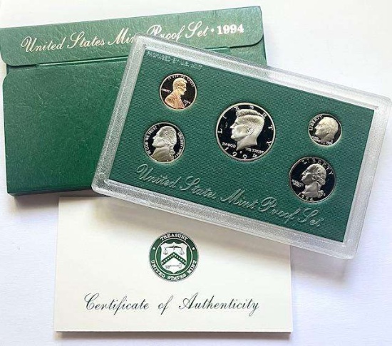 1994 United States Mint Proof Set (5-coins)