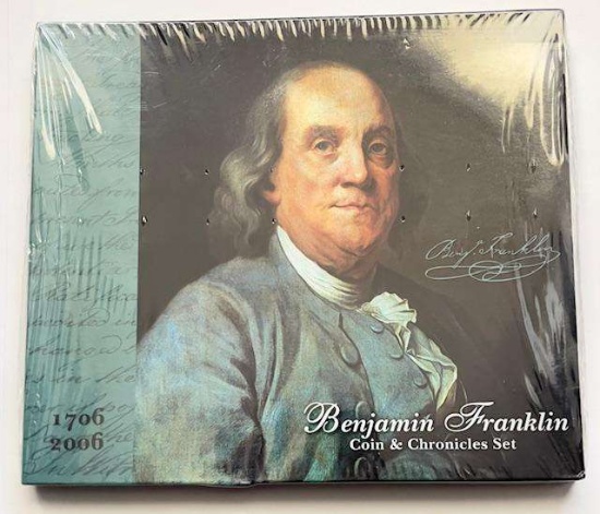 2006 U.S. Mint Benjamin Franklin Coin & Chronicles Set (Sealed)