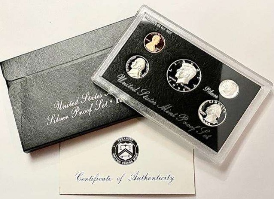 1996 U.S. Mint Silver Proof Set (5-coins)
