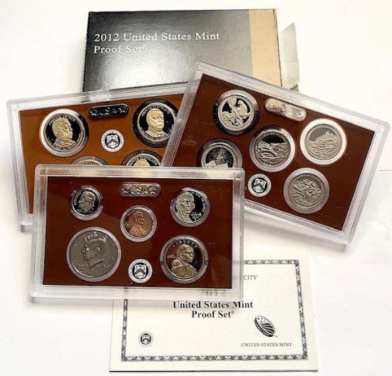 2012 U.S. Mint Proof Set (14-coins)