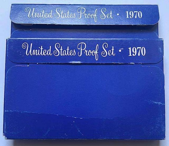 (2) 1970 United States Mint Proof Sets (10-coins)