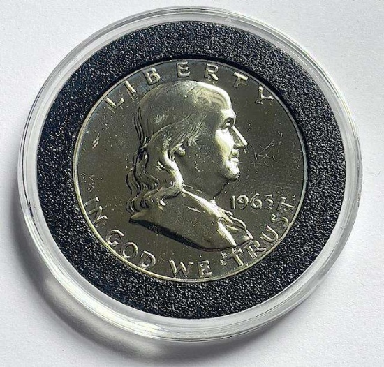 1963 Franklin Proof Silver Half Dollar
