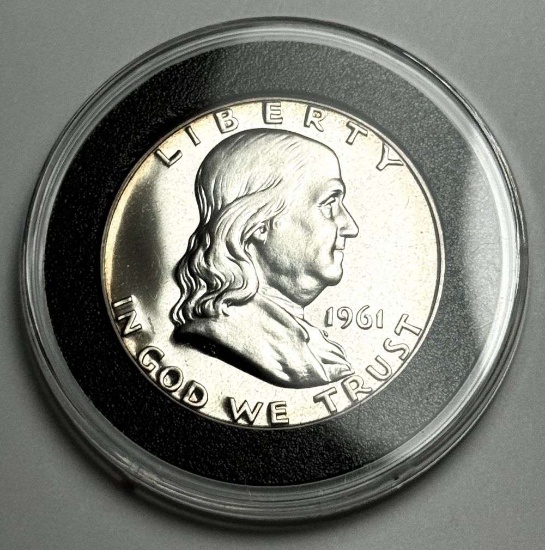 1961 Franklin Half Dollar PF68