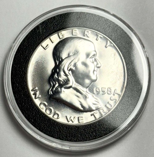 1958 Franklin Half Dollar PF68