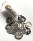 Roll (40-coins) Proof 90% Silver Cameo Stunning Mixed State Quarters