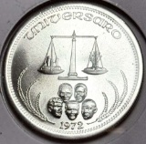 1972 Universaro World Trade 1 Ozt .999 Silver