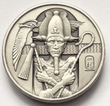 Egyptian Gods Series Osiris Ultra High Relief 2 ozt Silver