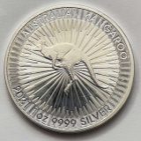 2021 Australia Kangaroo 1 ozt .9999 Silver