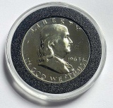 1963 Franklin Proof Silver Half Dollar