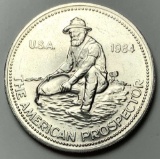1984 Engelhard The American Prospector 1 ozt .999 Silver