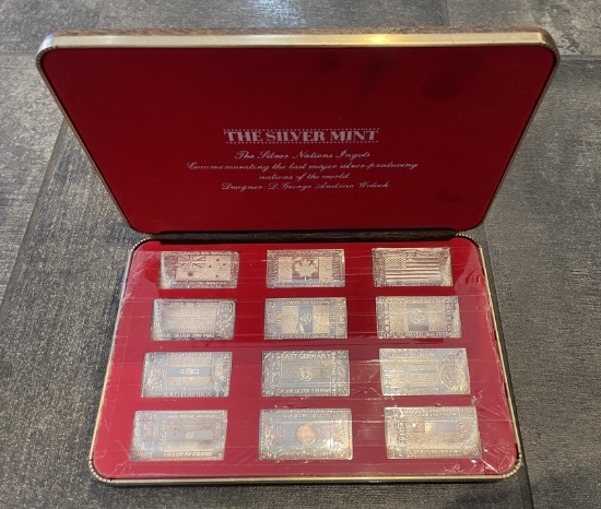 The Silver Mint The Silver Nations Ingots 12 20g Art Bars