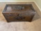 BEAUTIFUL OLD ANTIQUE HAND CARVED TRUNK FROM HAWAII